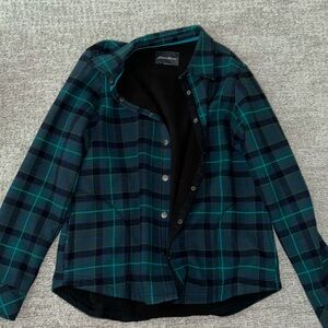 Eddie Bauer fleece-lined jacket